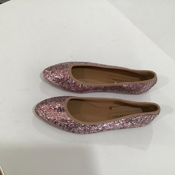 Payton and Parker flats size 9 NWOT sparkle shimmer pink - Picture 2 of 4